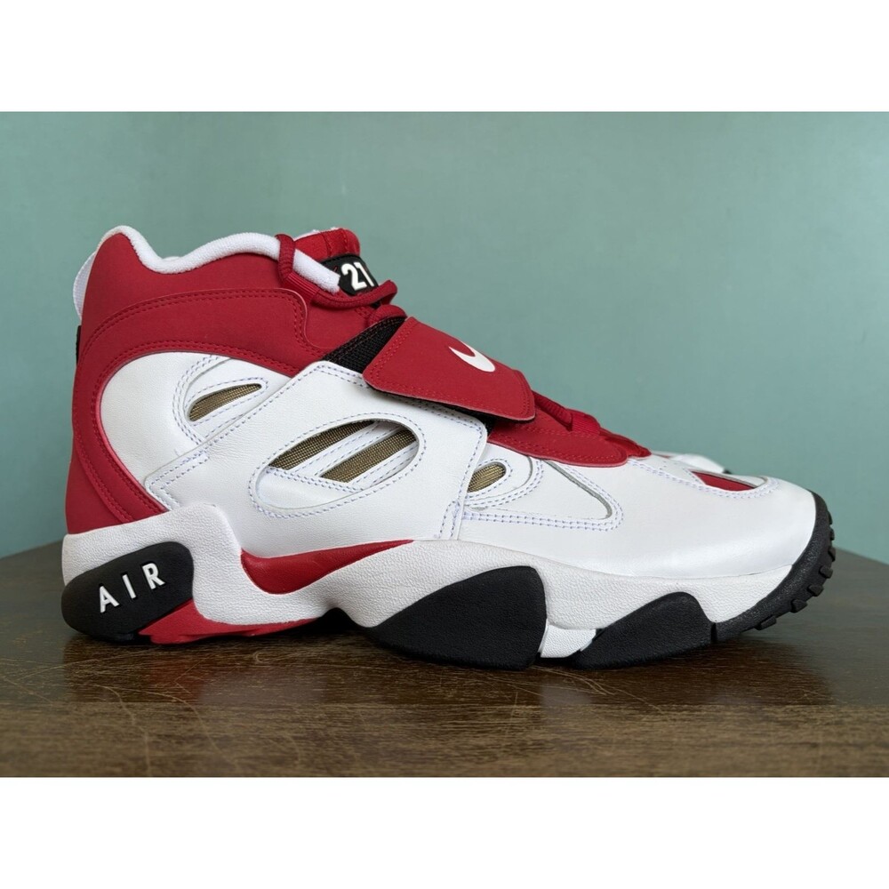 Nike Air Diamond Turf 2 Reverse Prime Red/White Men's Size 14 II7080-600
